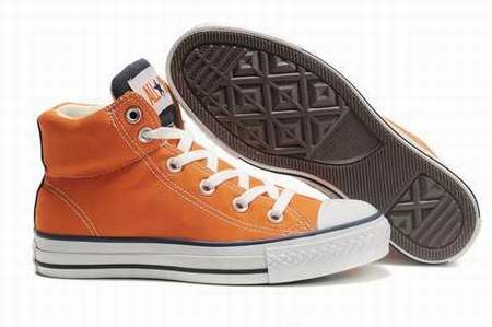 converse basse femme orange